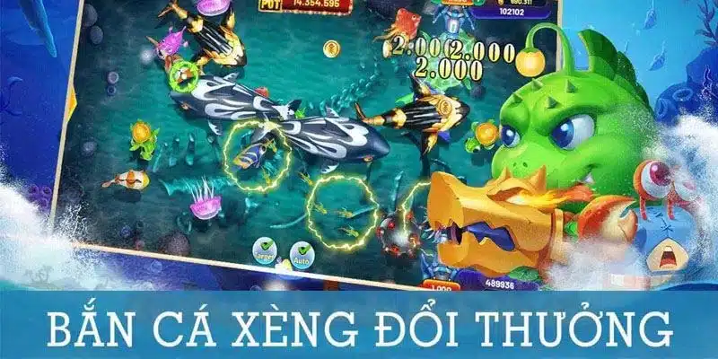 Thao tác tham gia cá cược Bắn cá Xèng